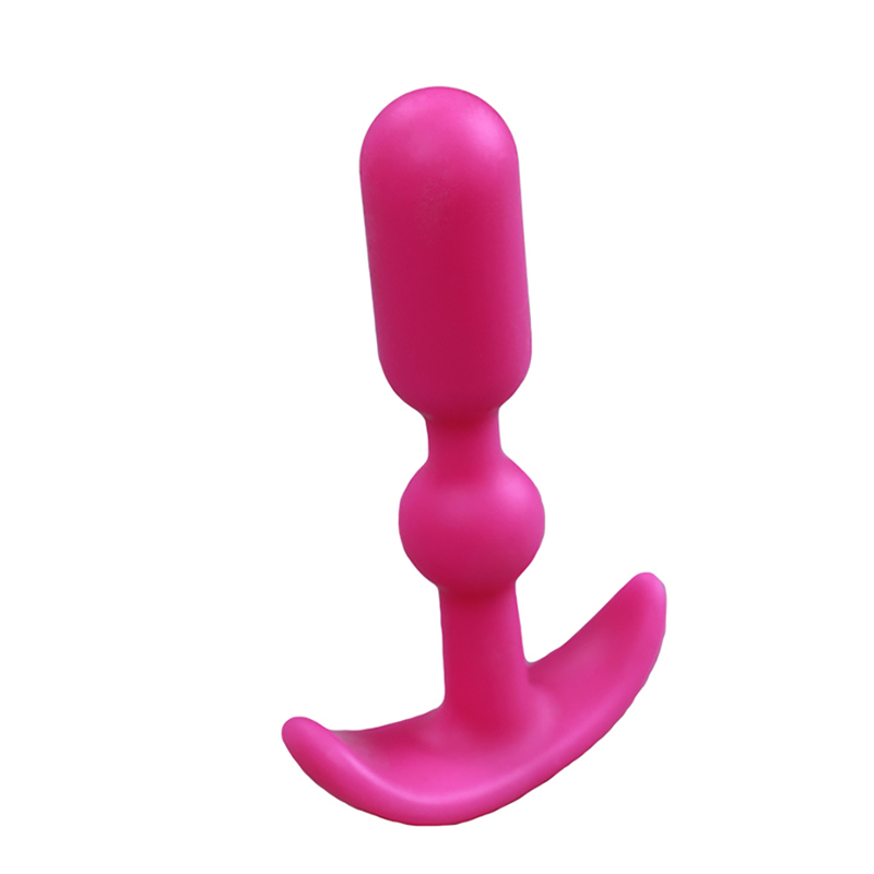Prodotto sessuale per adulti con plug anale rosa di design