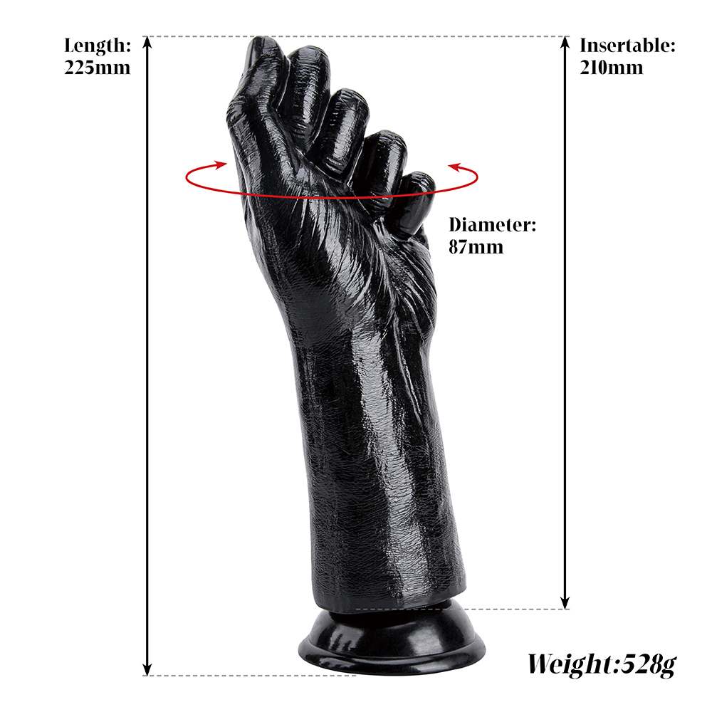 Fantasie-Faust-Handdildo mit Analplug-Design f&uuml;r die Erforschung des G-Punkts von Frauen