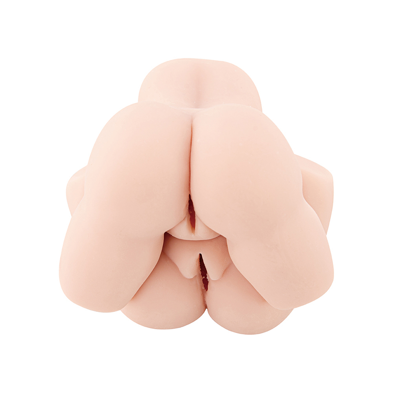 Giocattolo adulto artificiale maschio del sesso adulto artificiale della fica butterata di gomma per gli uomini che si masturbano