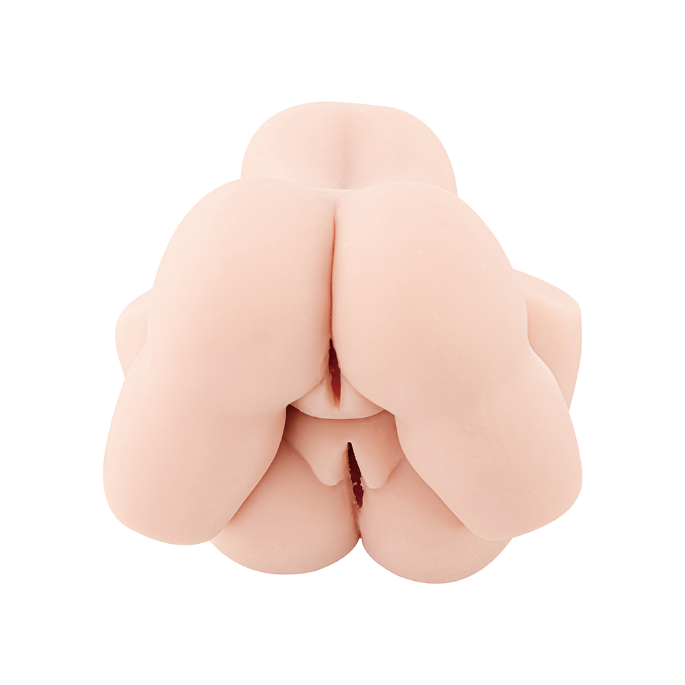 Giocattolo adulto artificiale maschio del sesso adulto artificiale della fica butterata di gomma per gli uomini che si masturbano