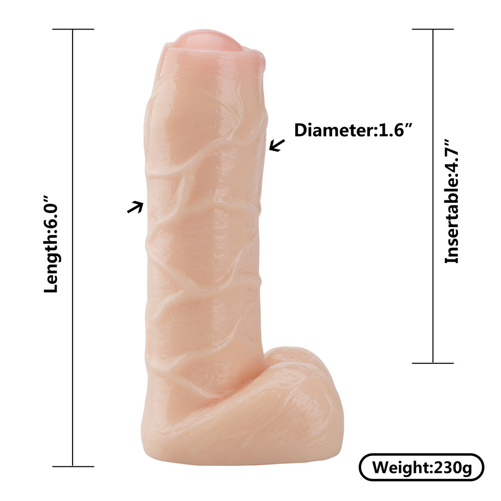 Kunstmatige paddestoelkopzuignapdildo