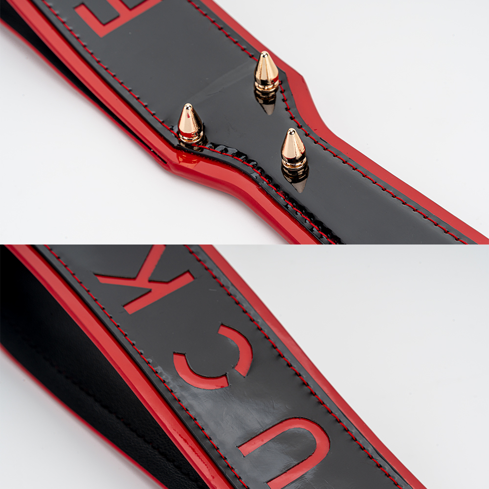 Novit&agrave; BDSM Righello Sculacciata Paddle Giocattolo adulto del sesso Flogger Frusta Frusta fetish