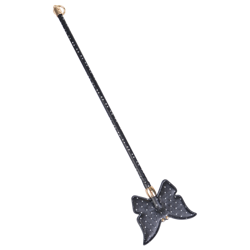Pagaia per sculacciate Bondage BDSM a forma di farfalla con decorazione di strass Giocattolo per adulti