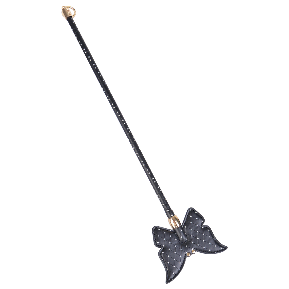 Pagaia per sculacciate Bondage BDSM a forma di farfalla con decorazione di strass Giocattolo per adulti