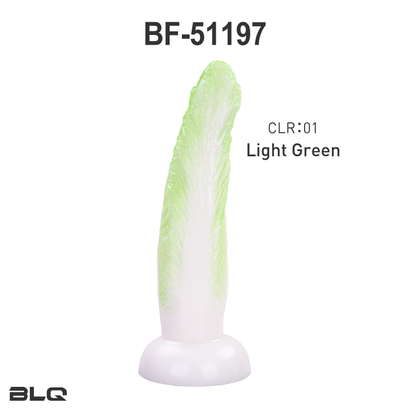 Premium siliconen koolvormige fantasie-didlo