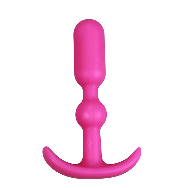 Prodotto sessuale per adulti con plug anale rosa di design