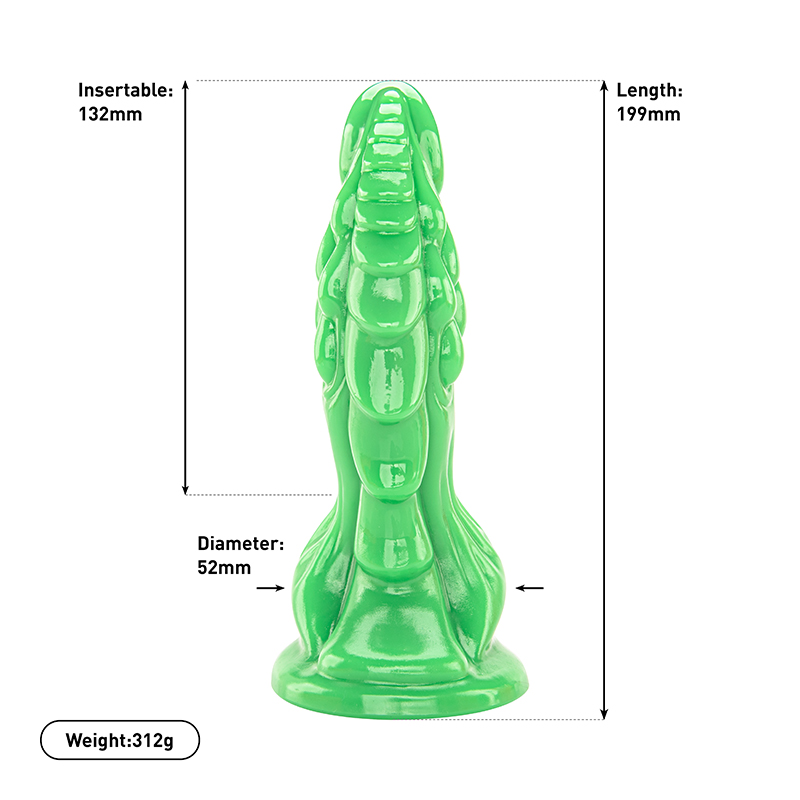 Giocattolo per adulti Fantasia all'ingrosso Colorato Drago Mostro Dildo con design grande e spesso e caratteristiche esclusive