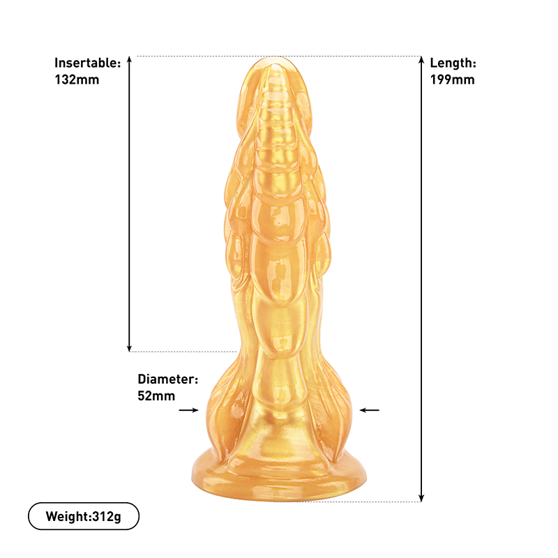 Fantasiefarbener Drache-Monster-Dildo mit gro&szlig;em, dickem Design f&uuml;r den Gro&szlig;handel mit Spielzeug f&uuml;r Erwachsene