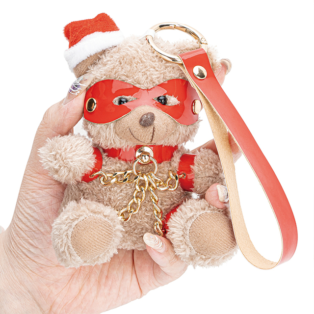 Kink Slave Bear 大人の大人のおもちゃキーチェーン PU レザー