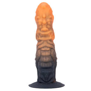 Gemischter farbiger langer Mann-Dildo-Analplug