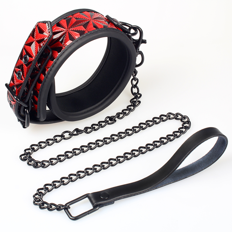 Diamantmuster-BDSM-Bondage-Set f&uuml;r Erwachsene: Handschellen, Nippelklemmen, Knebel, Peitsche und Seile f&uuml;r Paare