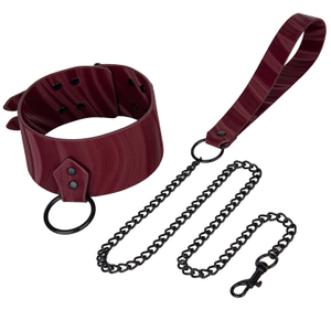 ベストセラーの炎 PU レザー ボンデージ首輪拘束ネック首輪カップルの BDSM プレイ用