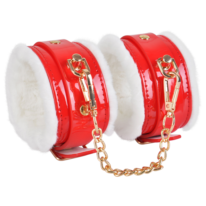 8-delige kerst-BDSM-bondageset lederen set 