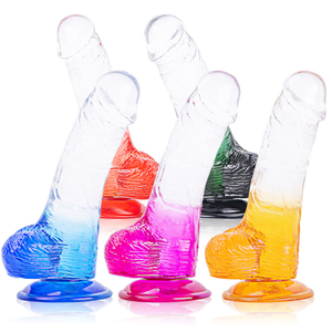 Grandi falli colorati per le donne Jelly Dildo