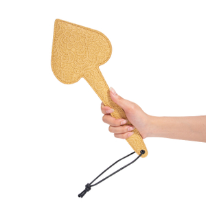 Doppelschichtiges PU-Leder-Spanking-Paddel-Sexspielzeug