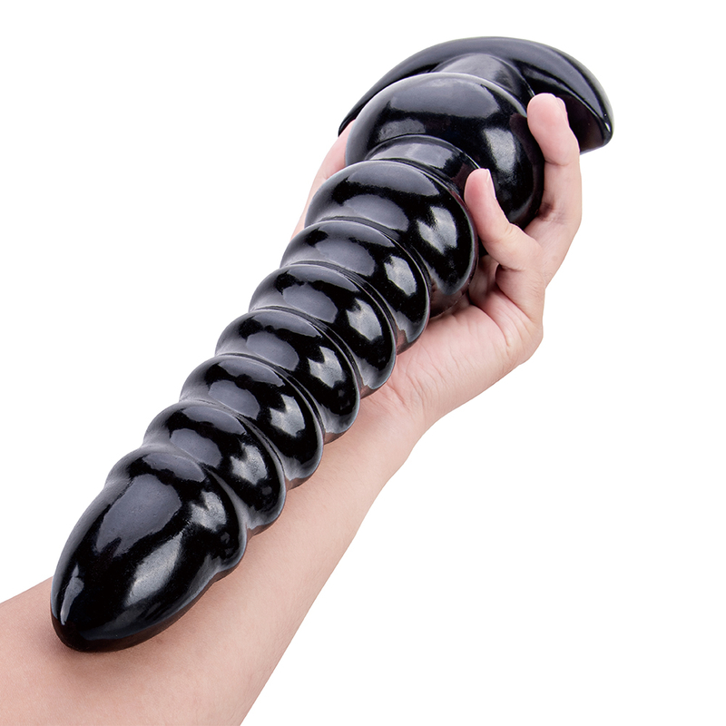 PVC superlange dildo buttplug voor mannen en vrouwen prostaat- en vaginale stimulator
