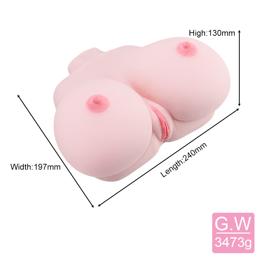 3Dリアルな猫の胸のリアルな胸のダッチワイフ