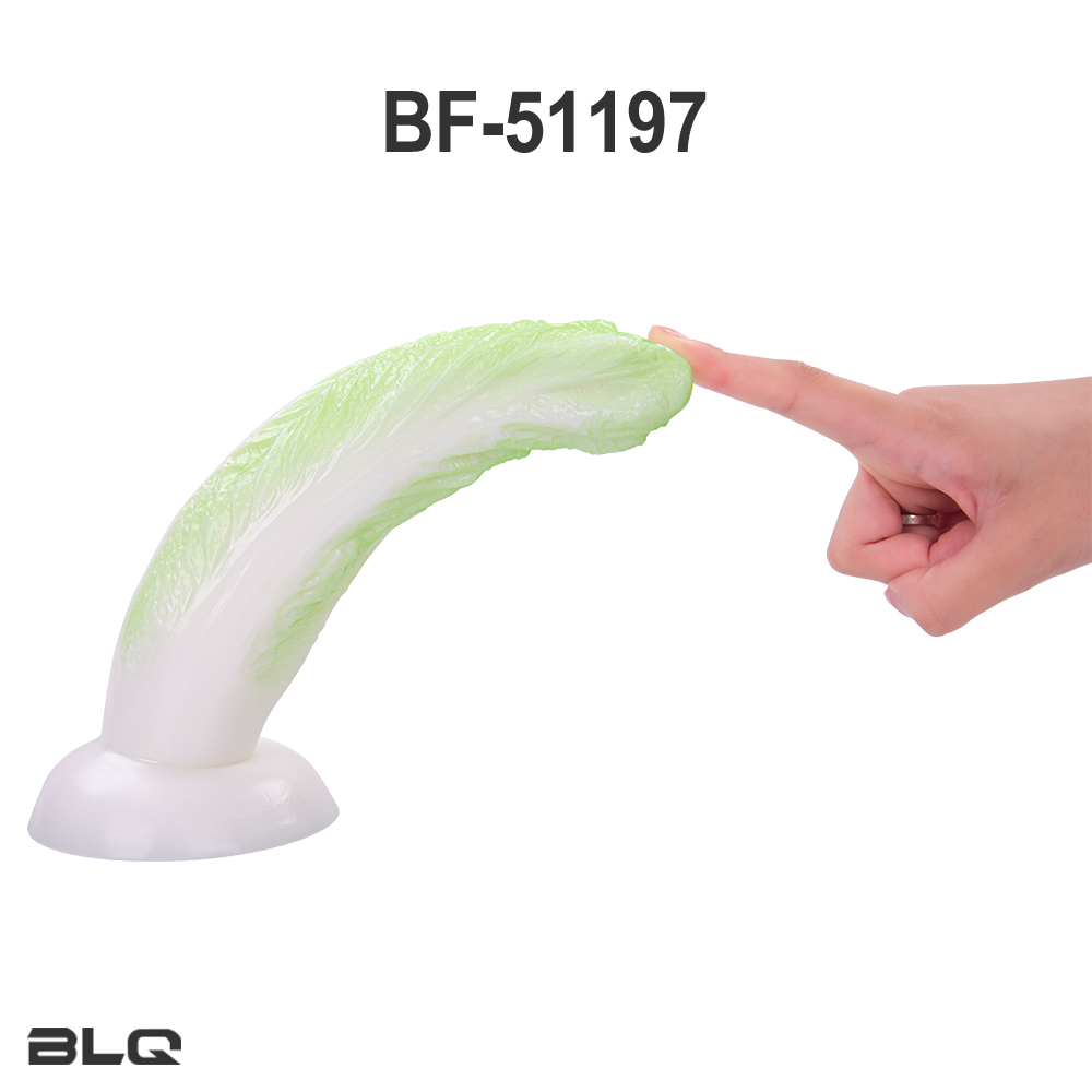 Premium siliconen koolvormige fantasie-didlo