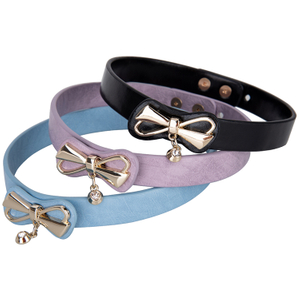 Collare e catena bondage blu gotico Set BDSM femminile Carnevale Punk Regalo per coppie