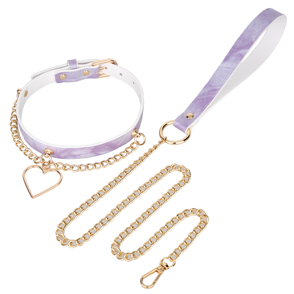 PU-Leder-Bondage-Halsband, das meistverkaufte Fesselhalsband f&uuml;r das BDSM-Spiel von Paaren