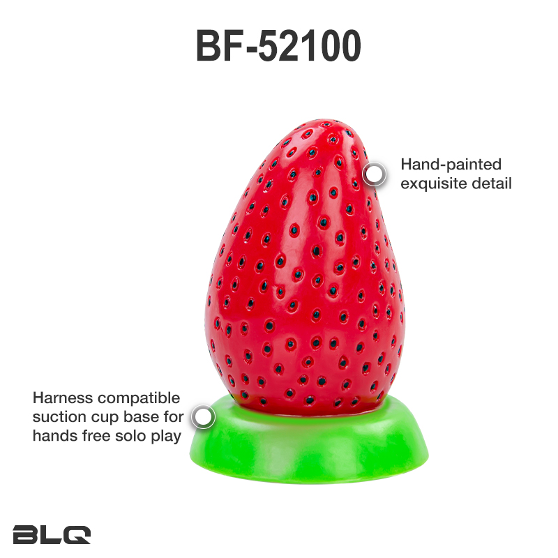 Fantasie Aardbei Siliconen Dildo