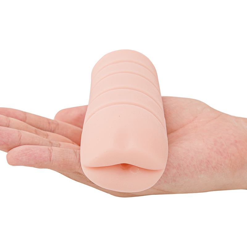 Masturbatore del sesso orale con fica tascabile a forma di bocca per uomini, giocattoli sessuali per adulti