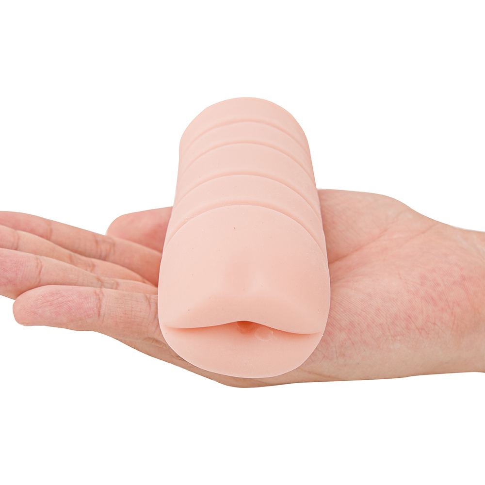 Masturbatore del sesso orale con fica tascabile a forma di bocca per uomini, giocattoli sessuali per adulti