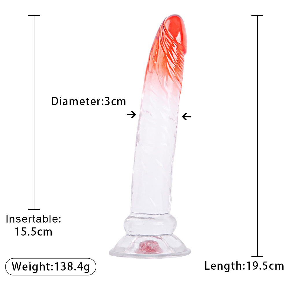 Grandi dildo anali per donne Jelly Dildo