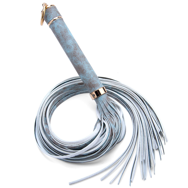 Vendita calda PU Leather Spank Whip Giochi per adulti Fetish Flogger Slave Paddle Whips Bondage Whip Flirt Sculacciata Giocattoli del sesso per coppie