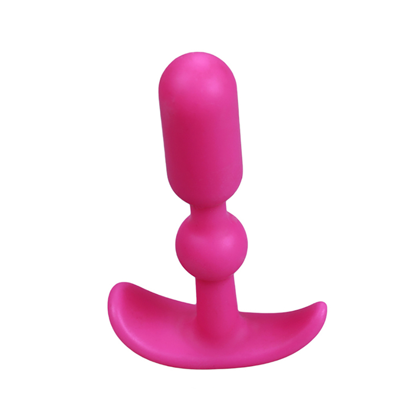 Prodotto sessuale per adulti con plug anale rosa di design