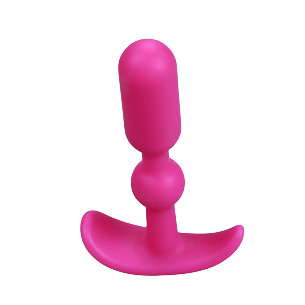 Prodotto sessuale per adulti con plug anale rosa di design