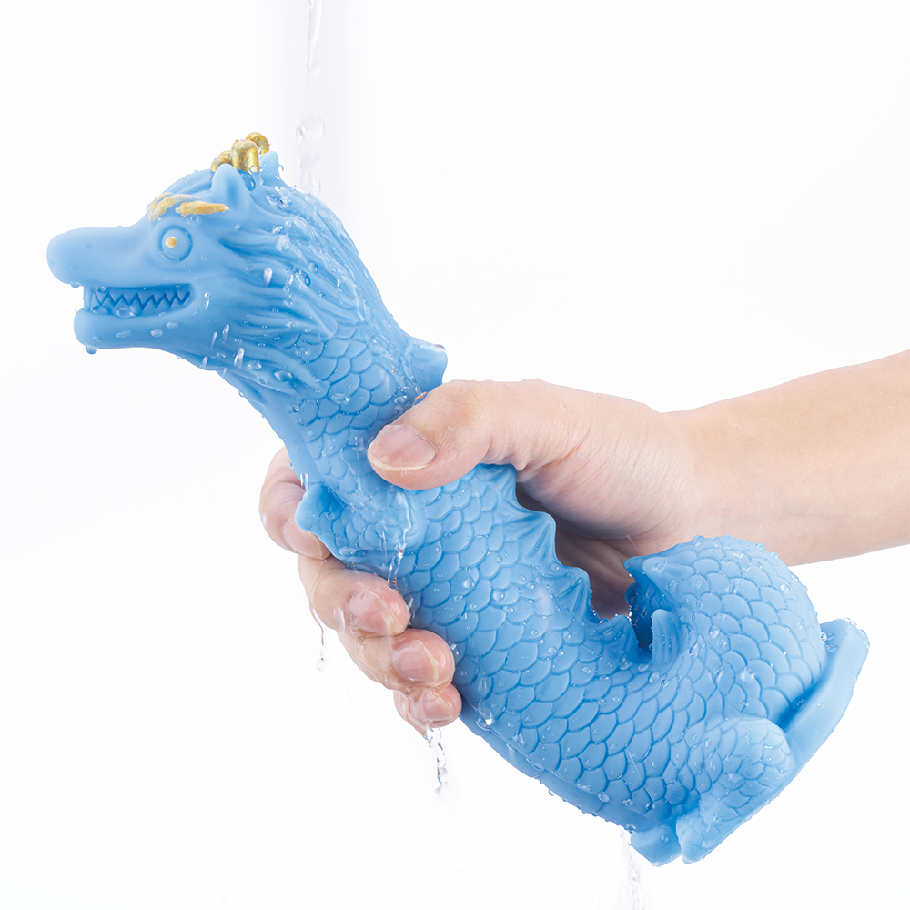 고품질 Bule Dragon 실리콘 현실적인 남근 성인 장난감 딜도