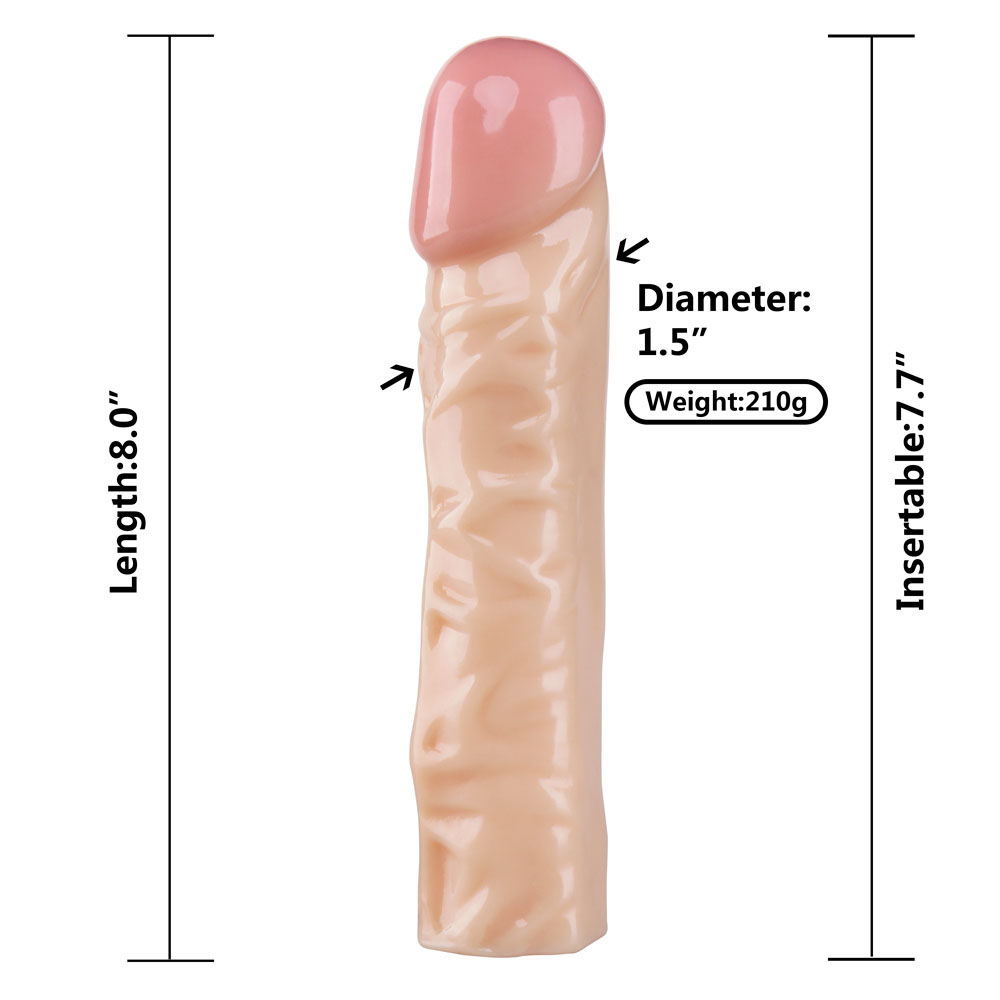 Riesiger Analplug, PVC-Saugnapf, schwarze Dildos